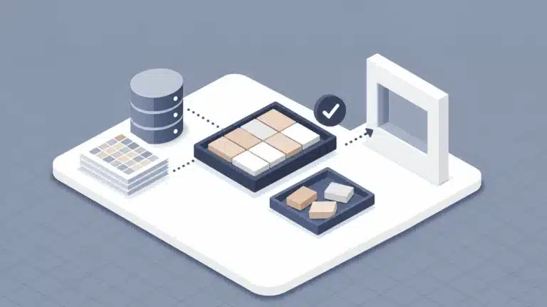 Illustration zur GUS-Datenübernahme: Daten aus einem Altsystem und zusätzlichen Listen werden zu einem zusammenhängenden, prüfbaren Datenbestand geordnet.